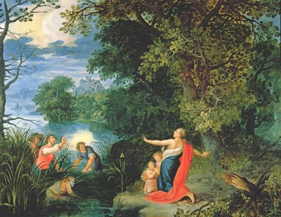 Latona and the Frogs by Abraham Govaerts